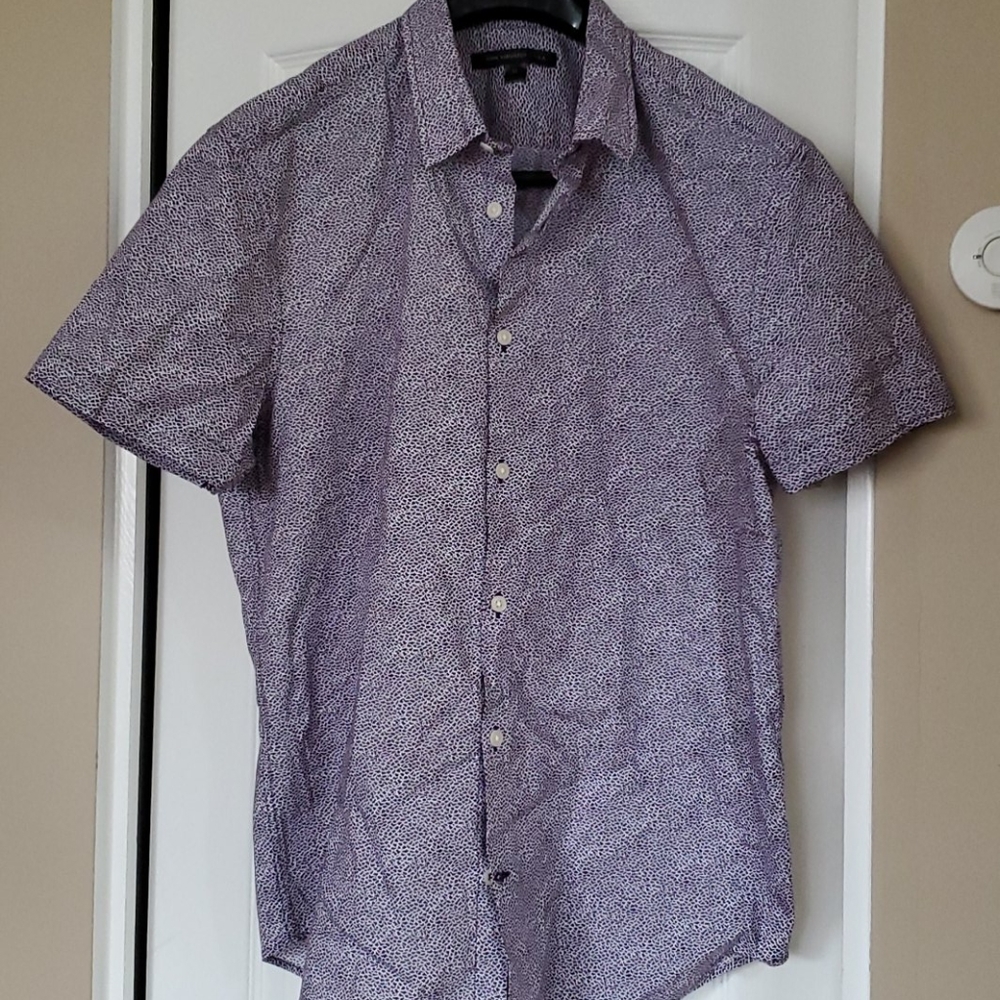 John Varvatos Purple button up